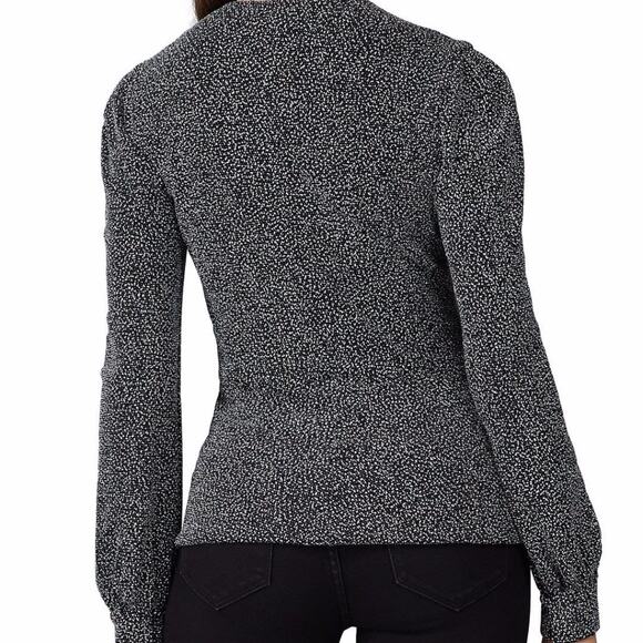 Jonathan Simkhai Twist Front Glitter top black - S - Picture 2 of 13